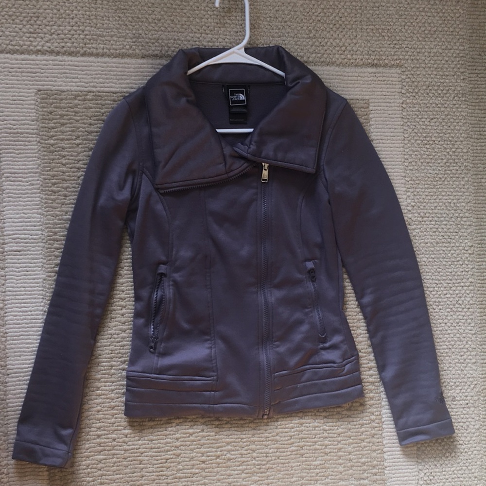 North Face asymmetrical zip jacket